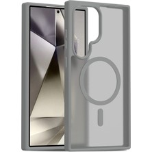 Joko Samsung Galaxy S24 Ultra Velion Kapak – Hibrit Yapı, Magsafe & Güçlü Koruma - Titan Gri