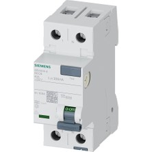 Siemens 5SV3614-6 : 1X40A : 300MA Kaçak Akım Koruma Rölesi 1f+N : Tip-A