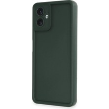 Newface Samsung Galaxy A07 4g Stylish Soft Kılıf (Yumuşak Kılıf) - Viera Elegant Design - Koyu Yeşil
