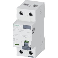 Siemens 5SV4311-0 : 1X16A : 30MA Kaçak Akım Koruma Rölesi 1f+N : Tip-Ac