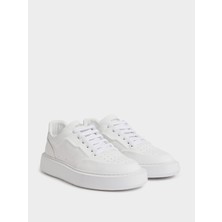 Cacharel Erkek Beyaz %100 Deri Sneaker Ayakkabı 50324386-VR013
