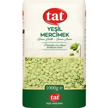 Tat Yeşil Mercimek  1 kg (7'li Paket)