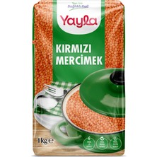 Yayla Kırmızı Mercimek 1 kg (8'li Paket)