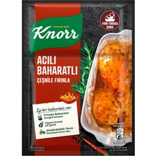 Knorr Fırında Tavuk Çeşnisi Acılı Baharatlı 31 G (8'li Paket)