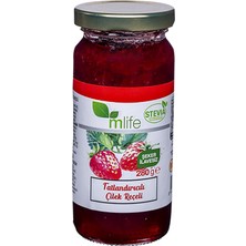 M Life Tatlandırıcılı Çilek Reçeli 280 G (7'li Paket)