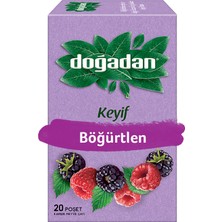 Doğadan Böğürtlen Çayı Poşet 20'li 38 G (7'li Paket)