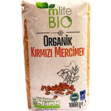 M Life Bio Organik Kırmızı Mercimek 1 kg (6'li Paket)