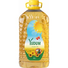 Yudum Ayçiçek Yağı 4 L Pet (4'li Paket)
