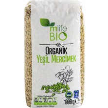 M Life Bio Organik Yeşil Mercimek 1 kg (7'li Paket)