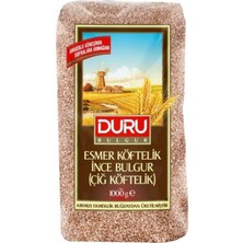 Duru Esmer Çiğ Köftelik Bulgur 1 kg (8'li Paket)