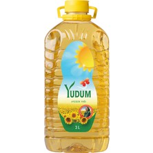 Yudum Ayçiçekyağı Köşeli Pet 3l (8'li Paket)