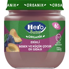 Hero Baby Organik Erik Püreli Kavanoz Mama 120 G (8'li Paket)