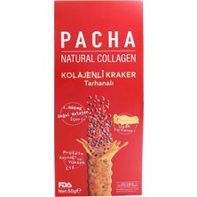 Pacha Natural Collagen Tarhanalı Kolajenli Kraker 50 G (8'li Paket)