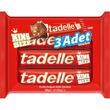 Tadelle Fındık Dolgulu Sütlü Çikolata 3 x 52 G (5'li Paket)