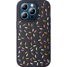 HDD Apple iPhone 15 Pro Max Kılıf Sprixa Kapak – Desenli, Soft Yüzey & Kaymaz Tutuş - Gri