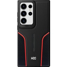 HDD Samsung Galaxy S24 Ultra Aventra Karbon Sport Kılıf – Premium Koruma - Siyah