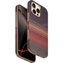 HDD Apple iPhone 15 Pro Max Arcton Kılıf – Kevlar Doku & Magsafe - Gün Batımı