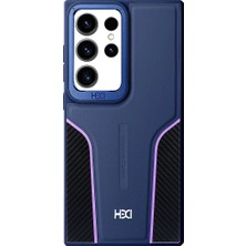 HDD Samsung Galaxy S24 Ultra Aventra Karbon Sport Kılıf – Premium Koruma - Lacivert