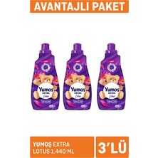 Yumoş Extra Lotus 3 x 1.440 ml (6'li Paket)