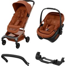 Maxi-Cosi Zero-G LED Işıklı Şarj Üniteli en Hafif Premium Travel Sistem Bebek Arabası Terra