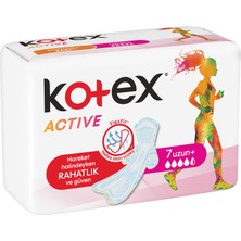Kotex Active Tekli Uzun 7'li (7'li Paket)