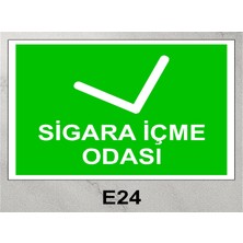 Baysan Yangın Sigara Içme Odası Uyarıcı Levha