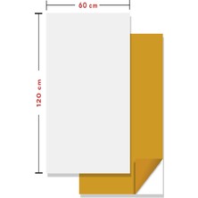 Tink Kendinden Yapışkanlı Fayans Kaplama Pvc Karo Düz Beyaz Desen 60X120 cm (7 Adet ) 5 M2