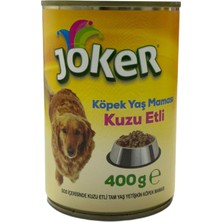 Joker Kuzu Etli Tam Yaş Yetişkin Köpek Maması 400 G (5'li Paket)