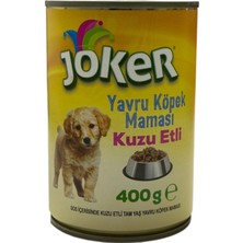 Joker Kuzu Etli Tam Yaş Yavru Köpek Maması 400 G (8'li Paket)