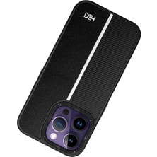 HDD Apple iPhone 13 Pro Varexon Deri Kılıf – Carbon Touch - Siyah