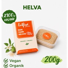 Lutfiye Sade Tahinli Helva 200 G – Organik Tahinli, Katkı Maddesi Içermez