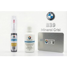 COLORGUARD BMW B39 Mineral Grisi Rötuş Seti - 2 si 1 Arada İğne ve Fırça Uçlu Şişe, Solüsyon ve Rötuş Çeliği