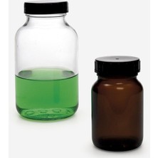 Isolab Şişe - Cam - Geniş Boyunlu 100 ml (1 Paket 10 Adet) - Şeffaf