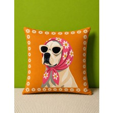 Pikko Home Madame Pati Dijital Baskılı Polyester Kırlent Kılıfı(Kr)