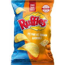 Ruffles Peynir ve Soğan Aromalı Patates Cipsi Süper Boy 125 G (7'li Paket)