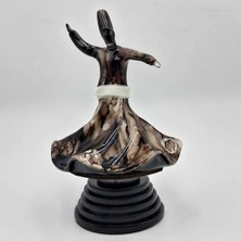 Mevlana Bazaar Dönen Seramik Dekoratif Semazen Biblo 5 cm