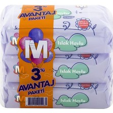 Migros Islak Havlu 3X72'LI (8'li Paket)
