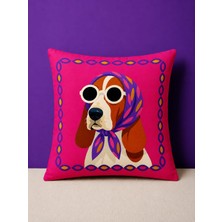 Pikko Home Madame Pati Dijital Baskılı Polyester Kırlent Kılıfı(Kr)