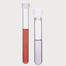 Isolab Test Tüpü - Cam - Vidalı Kapaklı 16X160 mm (1 Paket 100 Adet)