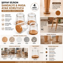 Gülnar Grup Sandalye Ayak Pabucu ( 4 Lü Paket )