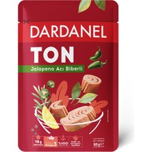 Dardanel Jalapeno Acı Biberli Ton Poşet 80 G (7'li Paket)