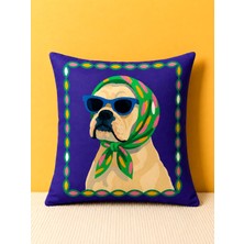 Pikko Home Madame Pati Dijital Baskılı Polyester Kırlent Kılıfı(Kr)