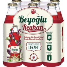 Beyoğlu Gazozu Beyoğlu Reyhan ve Gül Aromalı Gazlı Içecek 6 x 250 ml (2'li Paket)