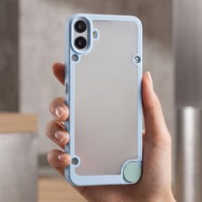Caseonn Nothing Cmf Phone 1 Kılıf Kamera Korumalı Darbe Emici Şeffaf Arka Kapak Bebe Mavi