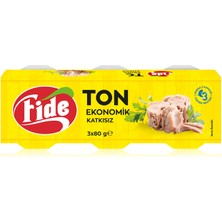 Fide Ekonomik Ton Balığı 3X80 G (8'li Paket)
