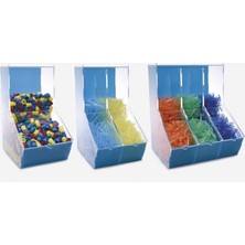 Isolab Dispenser Kutu - Bölmeli - Akrilik 2 Bölme