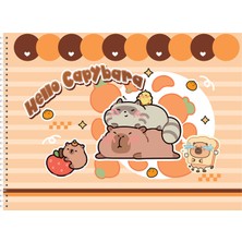 Mynote Capybara Boyama Kitabı 48 Yaprak (5'li Paket)