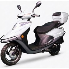 Kral Spıca-50 Scooter Motosiklet Beyaz - Mondimotor