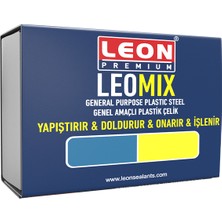 Leon Premium Çelik Epoksi Hızlı ve Güçlü Tamir Macunu 40 gram