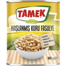 Tamek Haşlanmış Fasulye 800 G (7'li Paket)